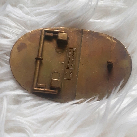 Vintage 1977 Pacifica Jethro Tull Belt Buckle - Picture 4 of 5